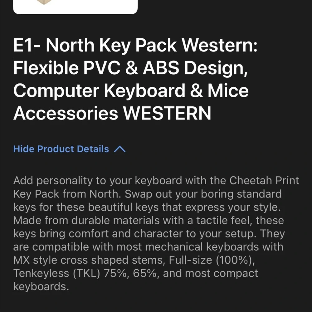 Western Keycap Set for Keyboards